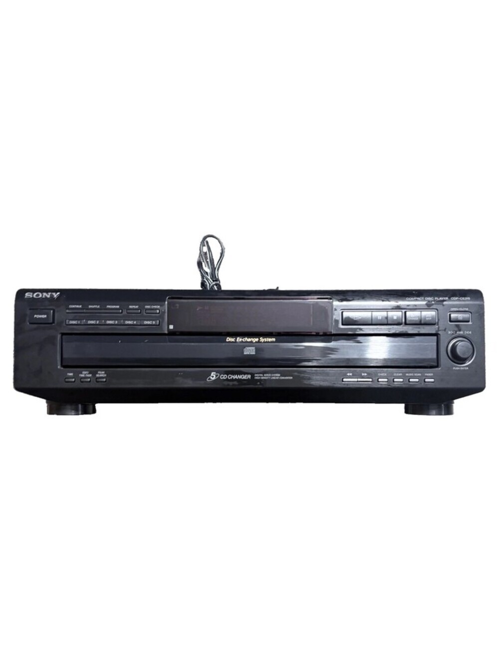 Sony CDP-CE315 5-Disc Carousel CD Changer Carousel Player TESTED WORK